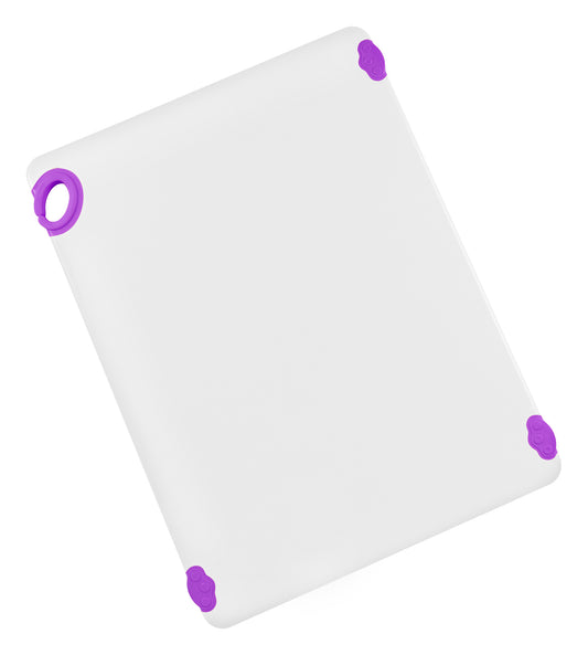 Winco CBN-1824PP 18"x24"x1/2" Purple Cutting Board with Hook