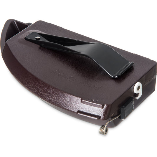 Carlisle 140101 9" x 5" x 2-1/4" Brown Money Maid Round Clip-On