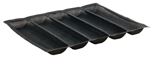 Winco SBF-5K 18" x 13" 5-Roll Bread Form