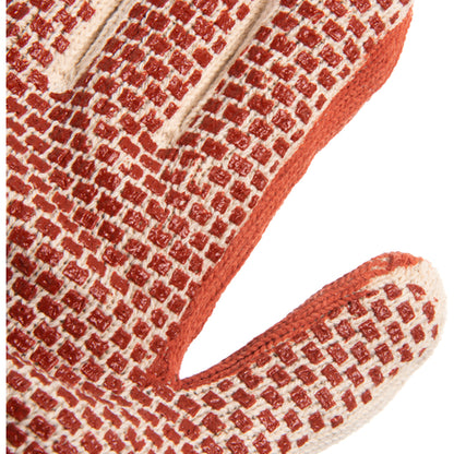 San Jamar ML5000 Tan Cotton Hot Mill Knit Glove