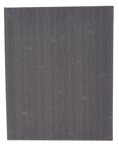 Winco LMD-811GY Gray Two-Views Menu Cover For 8-1/2 X 11" Inserts