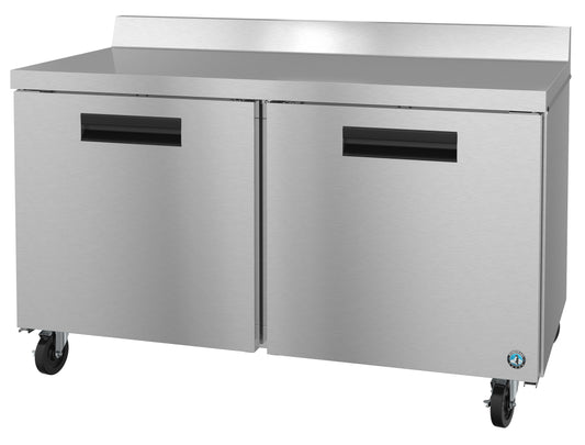 Hoshizaki WF60A Two Section Stainless Doors Worktop Freezer