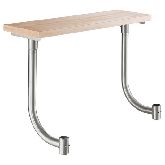 Omcan 47565 10" x 30" Wooden Adjustable Cutting Board for 30" Long Equipment Stand
