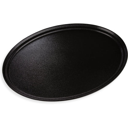 Carlisle 3100GR2004 31" x 24" Black Oval Griptite 2 Tray