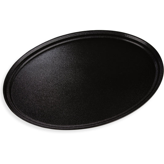 Carlisle 3100GR2004 31" x 24" Black Oval Griptite 2 Tray