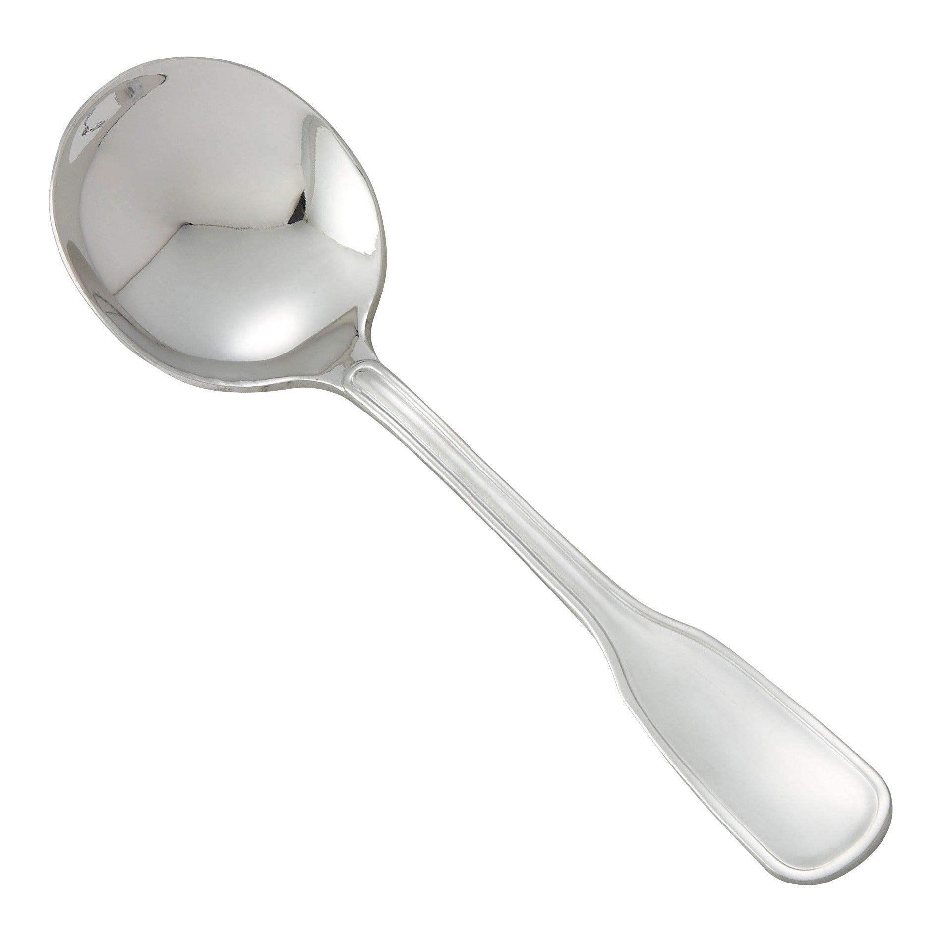 Winco 0033-04 Oxford Bouillon Spoon, 18/8 Extra Heavyweight