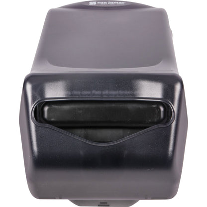 Carlisle H5005TBK 450 Napkin Black ABS Venue Napkin Dispenser with Stand, Fullfold Control Face