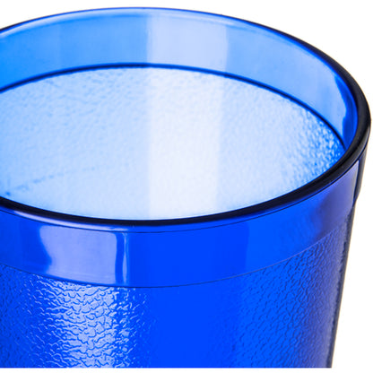 Carlisle 522047 20 oz Royal Blue SAN Stackable Plastic Tumbler