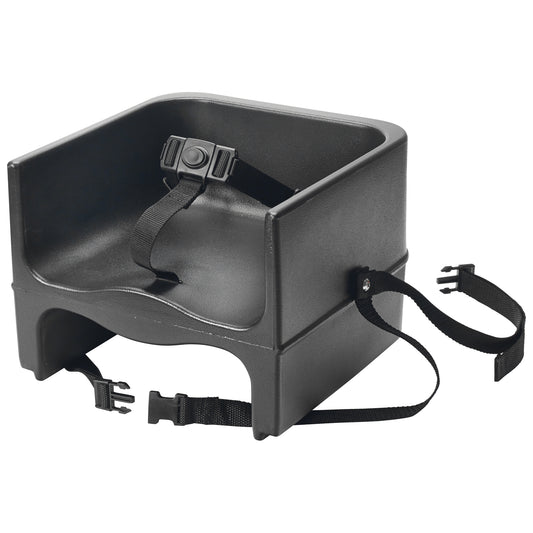 Winco CHB-1PK Black Plastic Single-Sided Booster Seat