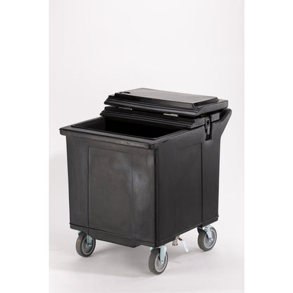 Carlisle IC225003 Black Cateraide Ice Caddy (2 Rigid Casters, 2 Swivel Casters)