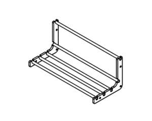 Gemm 60001155 Tubular Stainless Steel Shelf for WD7/121