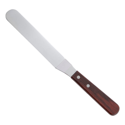 Winco TOS-7 Spatula w/Offset, Wooden Handle