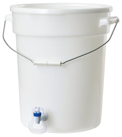 Winco PBDW-22 6 Gallon White Beverage Dispenser