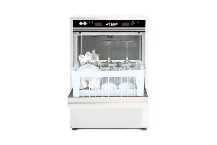 Jet-Tech F-16DP High Temperature Undercounter 24 Racks/Hour Glasswasher