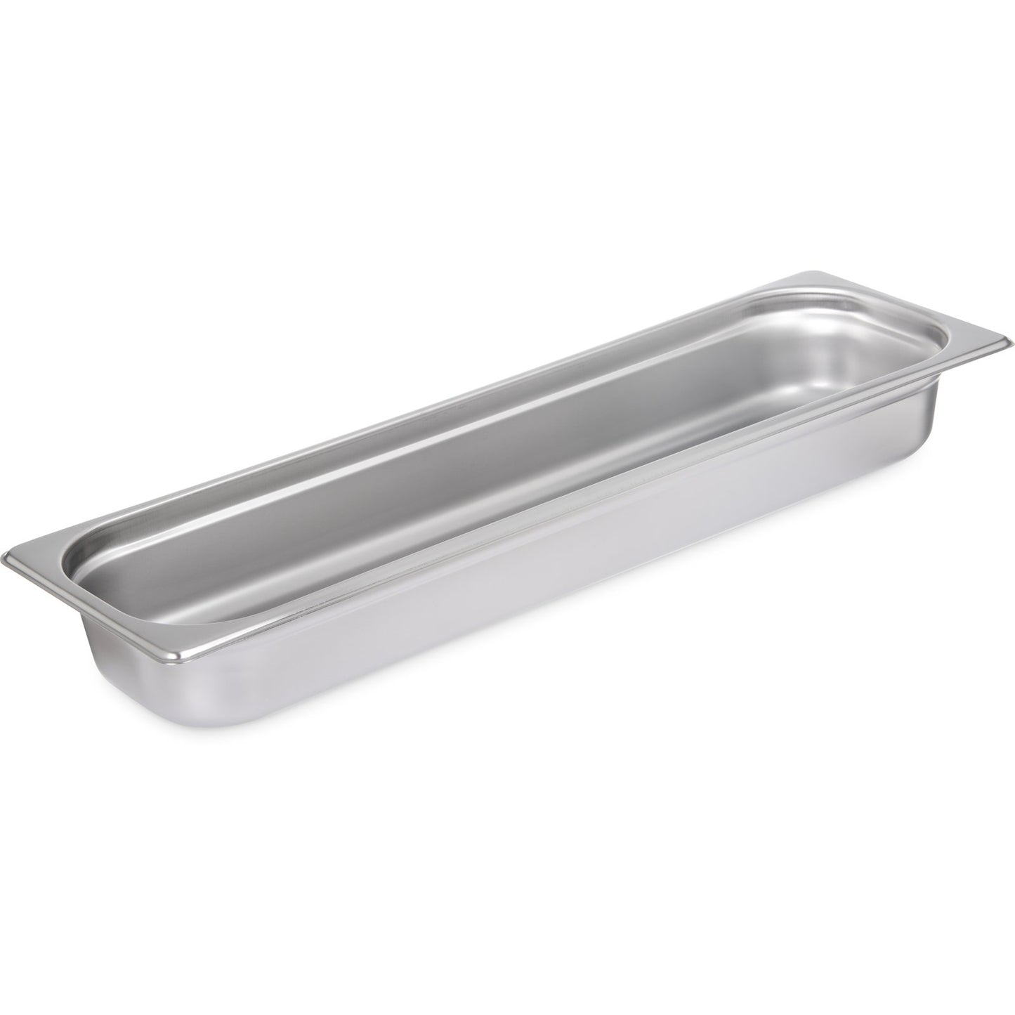 Carlisle 60700HL2 1/2 Size Stainless Steel DuraPan Light Gauge Steam Table Long Hotel Pan