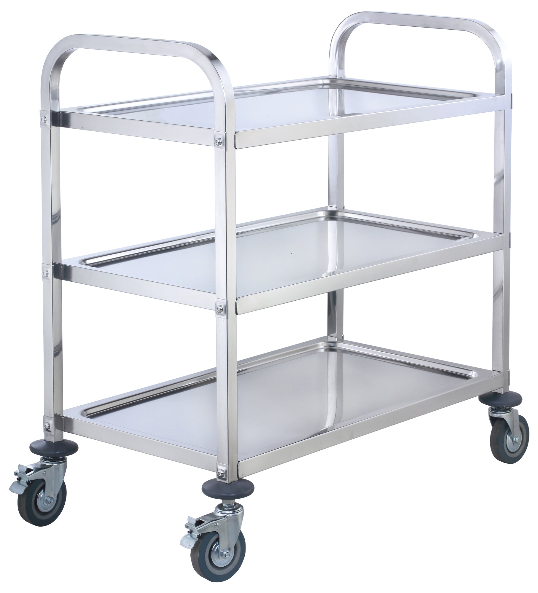 Winco SUC-30 3-Tier Stainless Steel Utility Trolley