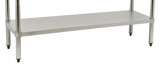 Omcan 22098 24" x 72" Undershelf for 22068 and 22083 Standard Work Tables