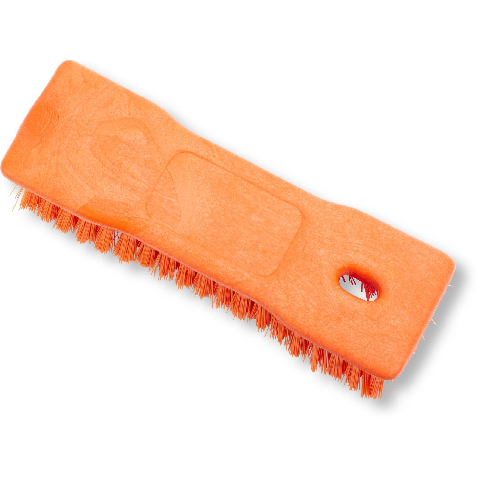 Carlisle 42024EC24 8" Orange Comfort Grip Hand Scrub Brush