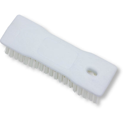 Carlisle 42024EC02 8" White Comfort Grip Hand Scrub Brush