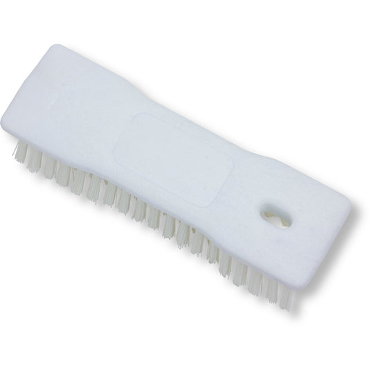 Carlisle 42024EC02 8" White Comfort Grip Hand Scrub Brush