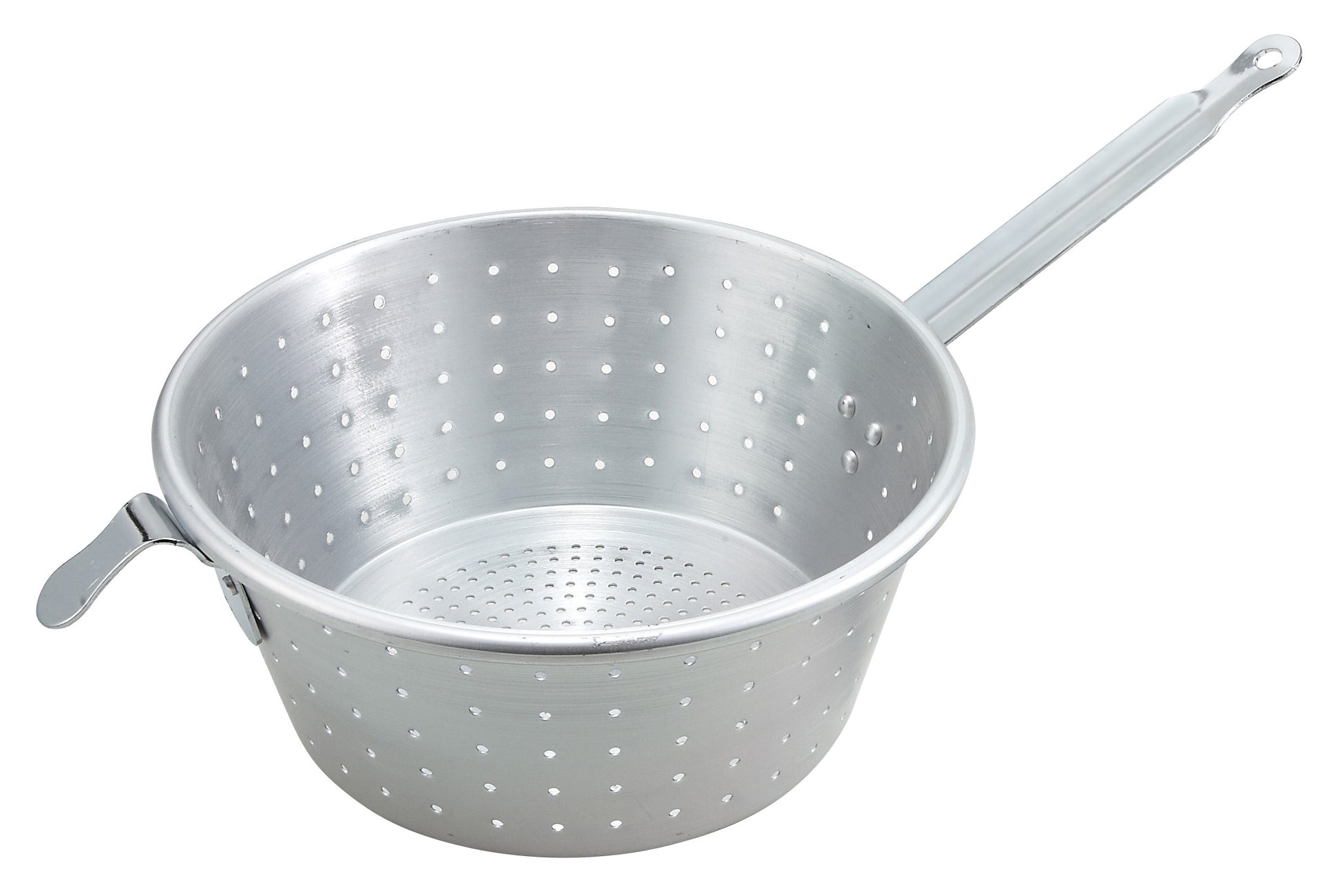 Winco ASS-10 10" Aluminum Spaghetti Strainer