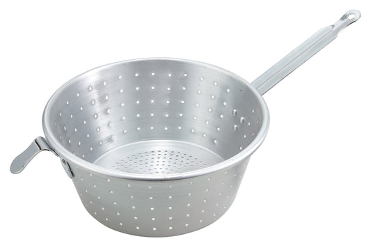 Winco ASS-10 10" Aluminum Spaghetti Strainer
