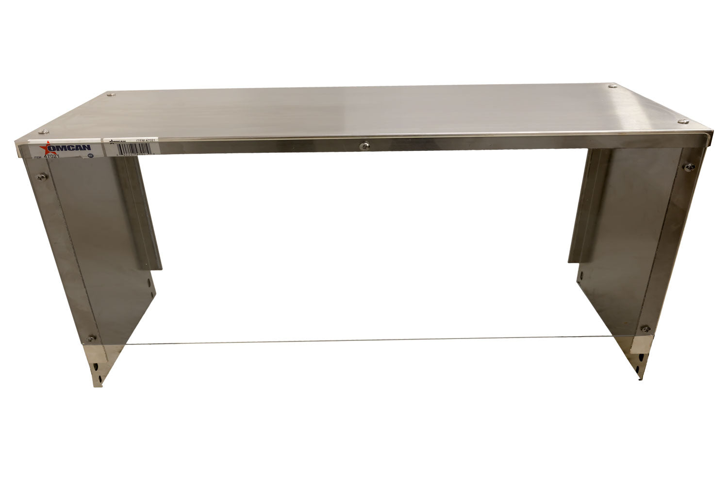 Omcan 47022 44-inch Sneeze Guard for 3 Pan Steam Table