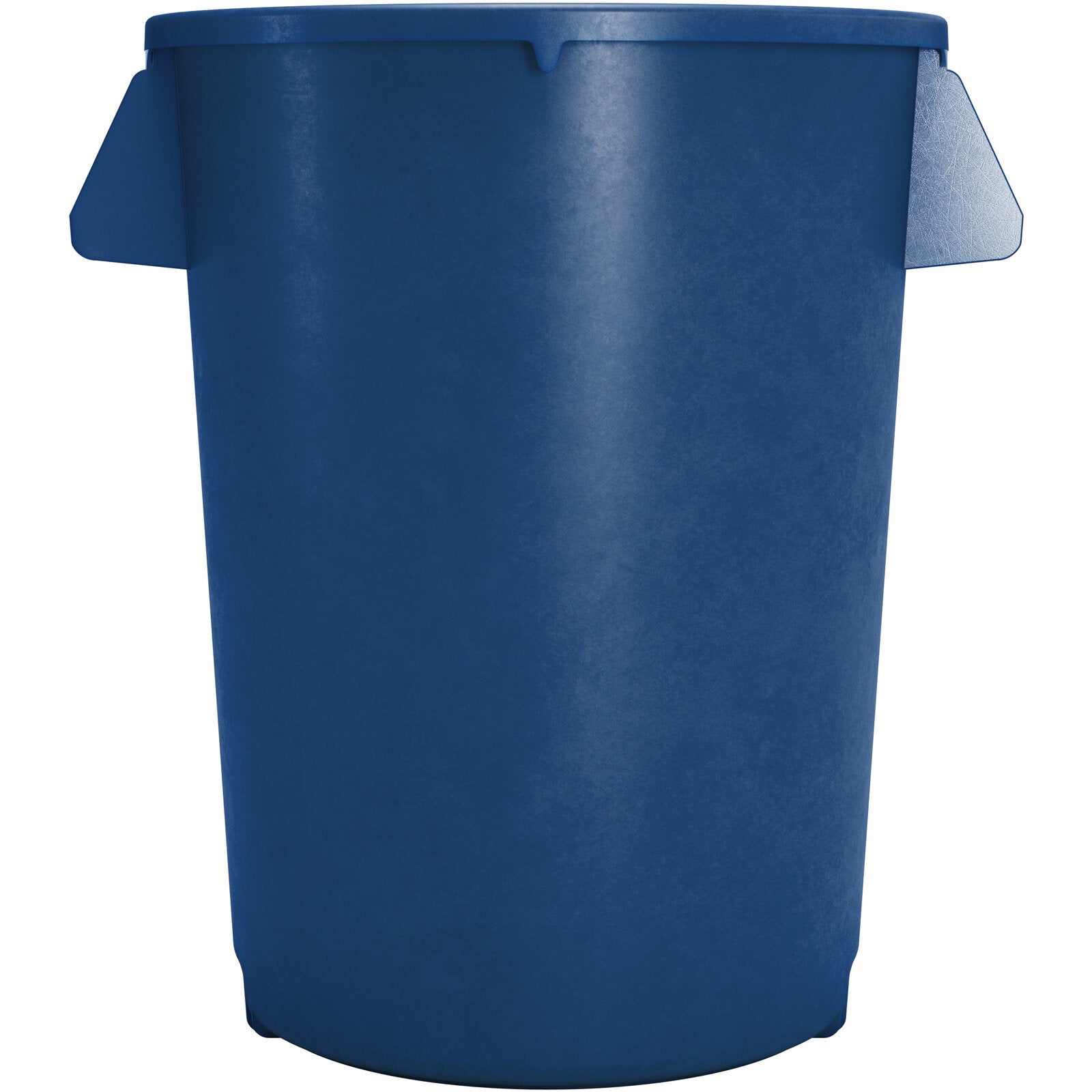 Sparta 84103214 32 Gallon Blue Round Polyethylene Bronco Waste Bin Trash Container