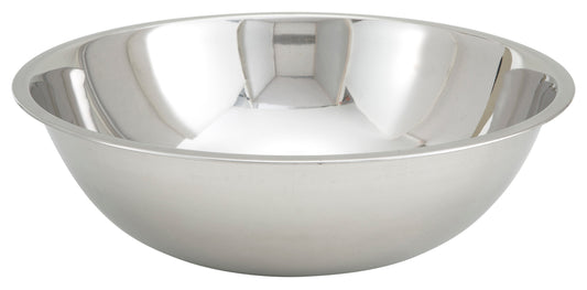 Winco MXBT-1300Q 13 Qt. Stainless Steel All-Purpose True Capacity Mixing Bowl
