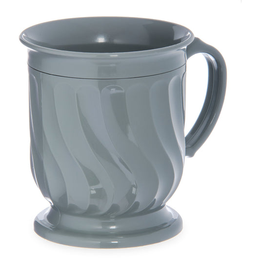 Carlisle DX300084 8 oz Sage Polypropylene Turnbury Insulated Pedestal Base Mug (48/cs)