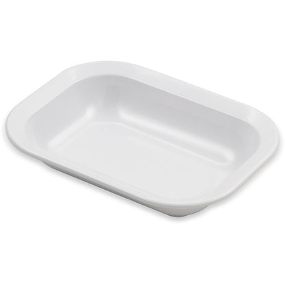 Carlisle 4374502 28 oz White Rectangle Melamine Baker Server