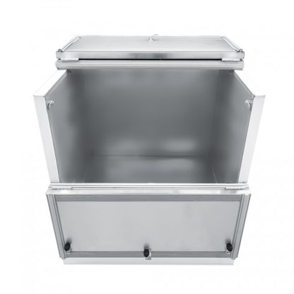 Omcan 50101 2.4 cu.ft. (351 Liter), Holds Up To 8 Milk Crates 34" Milk Cooler