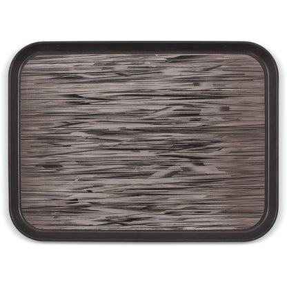 Carlisle DXSMC1520NSQ44 15" x 20" Graphite Grey Glasteel Quarry Non-Skid Tray