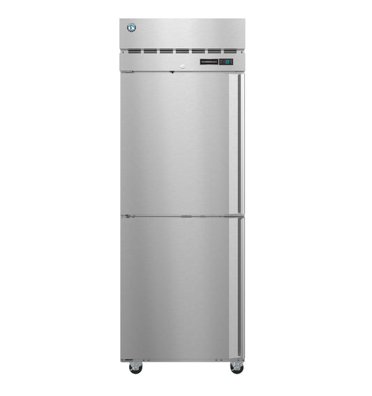 Hoshizaki F1A-HSL One Section Half Stainless Steel Doors with Lock Upright Freezer