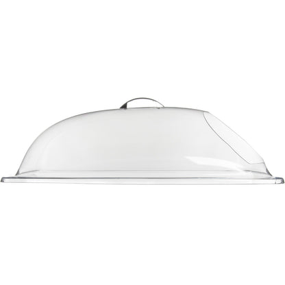 Carlisle PSD21EH07 21-1/4" x 13-3/8" Clear Polycarbonate End Cut