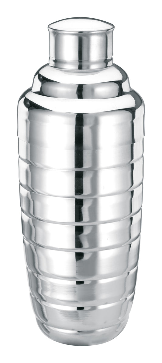 Winco BS-3B 24 oz. Stainless Steel 3-Piece Beehive Bar Shaker Set