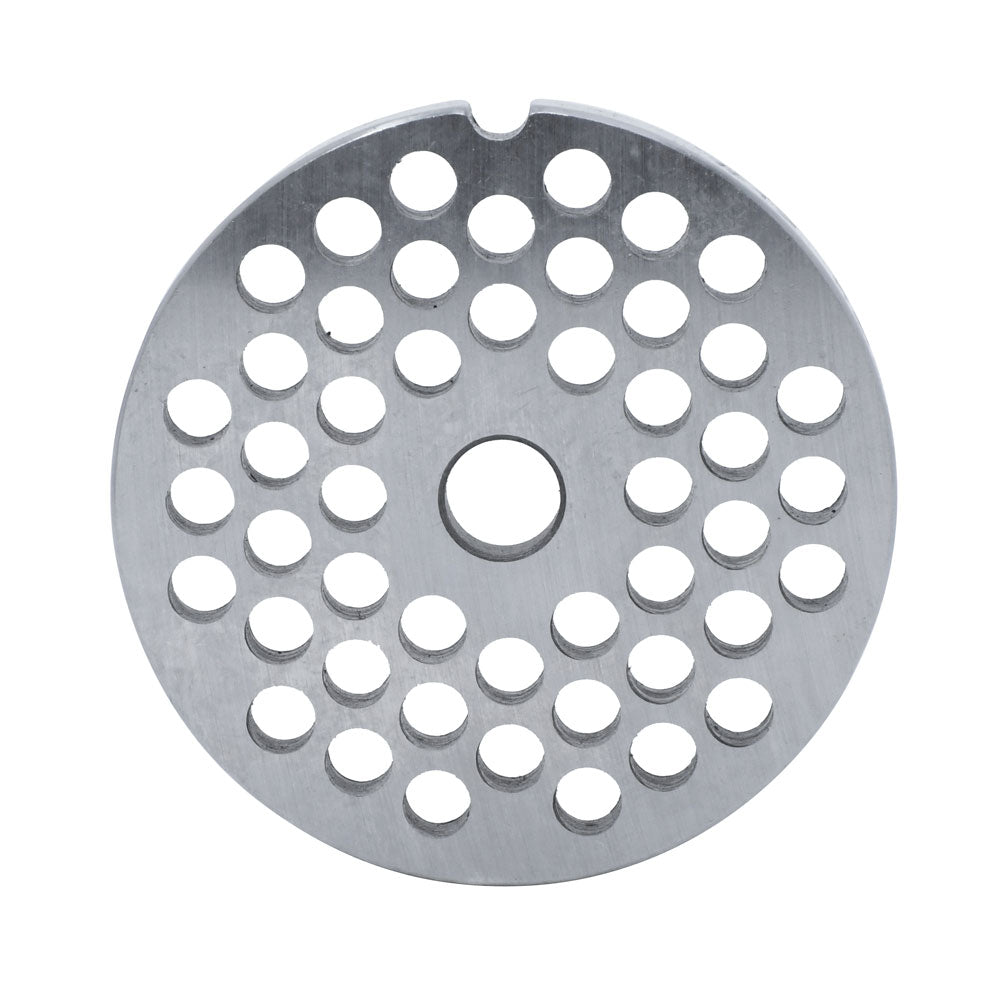 Omcan 11237 #12 One Notch/Round Carbon Steel Hubless Machine Plate, 6mm (1/4")