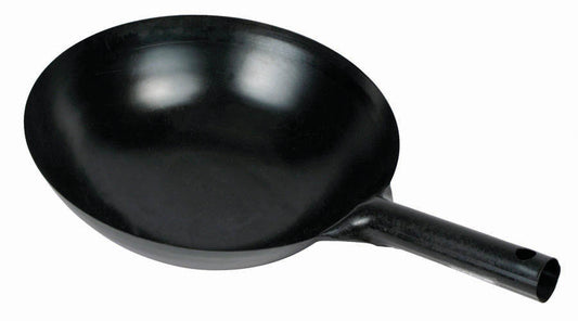 Winco WOK-36 16" Black Carbon Steel Wok