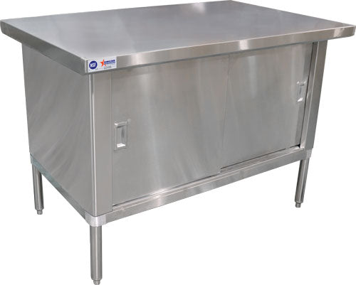 Omcan 24400 30" x 48" 304 Stainless Steel Knock-down Worktable