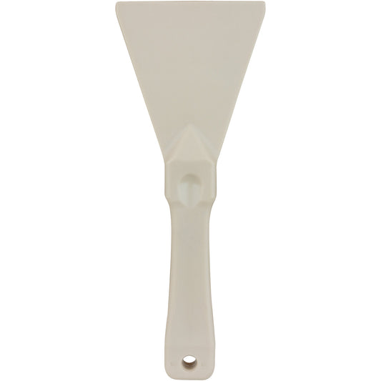 Carlisle 40230EC25 3" Tan Plastic Handheld Scraper