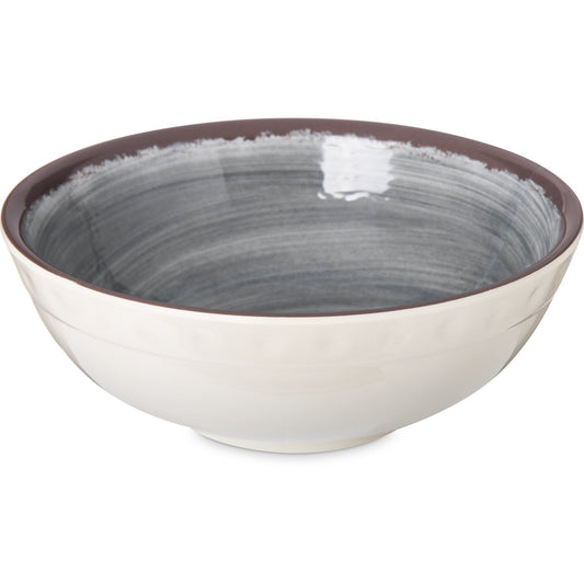 Carlisle 5400518 17 oz Smoke Mingle Melamine Small Bowl