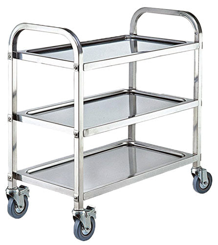 Omcan 47151 3-Tier Stainless Steel Bussing Cart