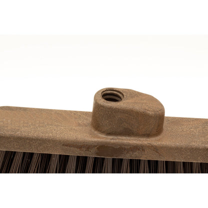Carlisle 36867EC01 Brown OmniFit Color-Code Flagged Broom Head