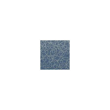 Marko 59035252SM393 52" x 52" Reflection Blue Vinyl Vative Series Vapor Tablecloth