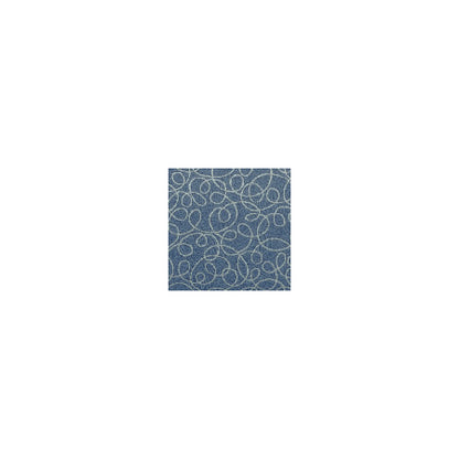 Marko 59035252SM393 52" x 52" Reflection Blue Vinyl Vative Series Vapor Tablecloth