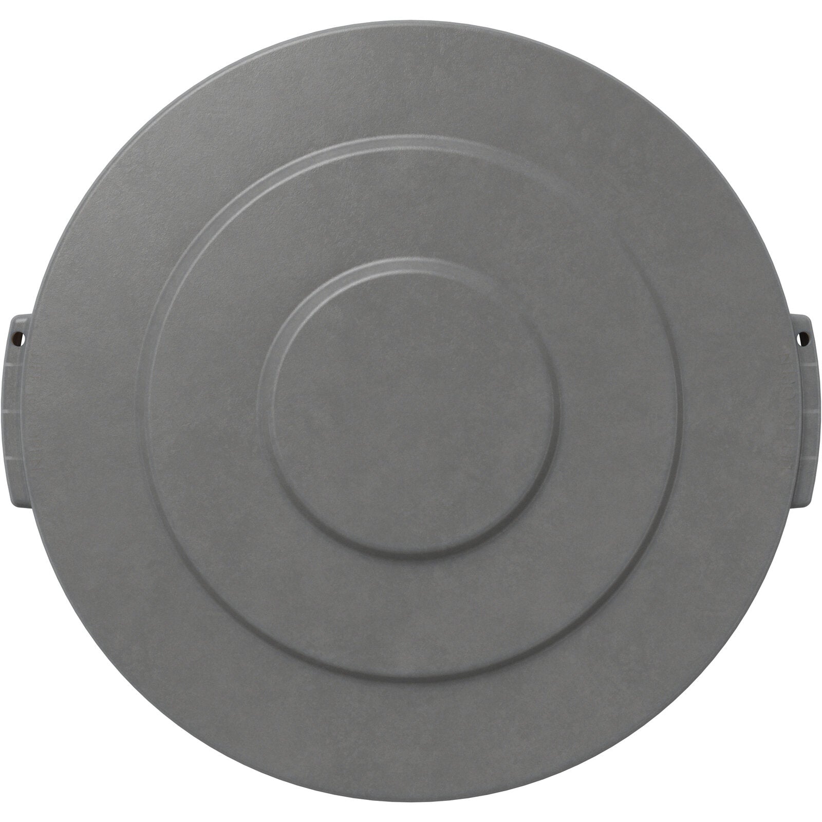 Sparta 84101123 10 Gallon Gray Round Polyethylene Bronco Waste Bin Trash Container Lid