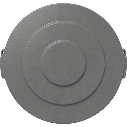 Sparta 84101123 10 Gallon Gray Round Polyethylene Bronco Waste Bin Trash Container Lid