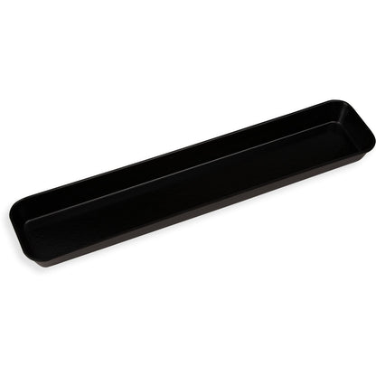 Carlisle 6302FG309 30" x 6-7/16" x 2" Ebony Glasteel Fiberglass Market Pan