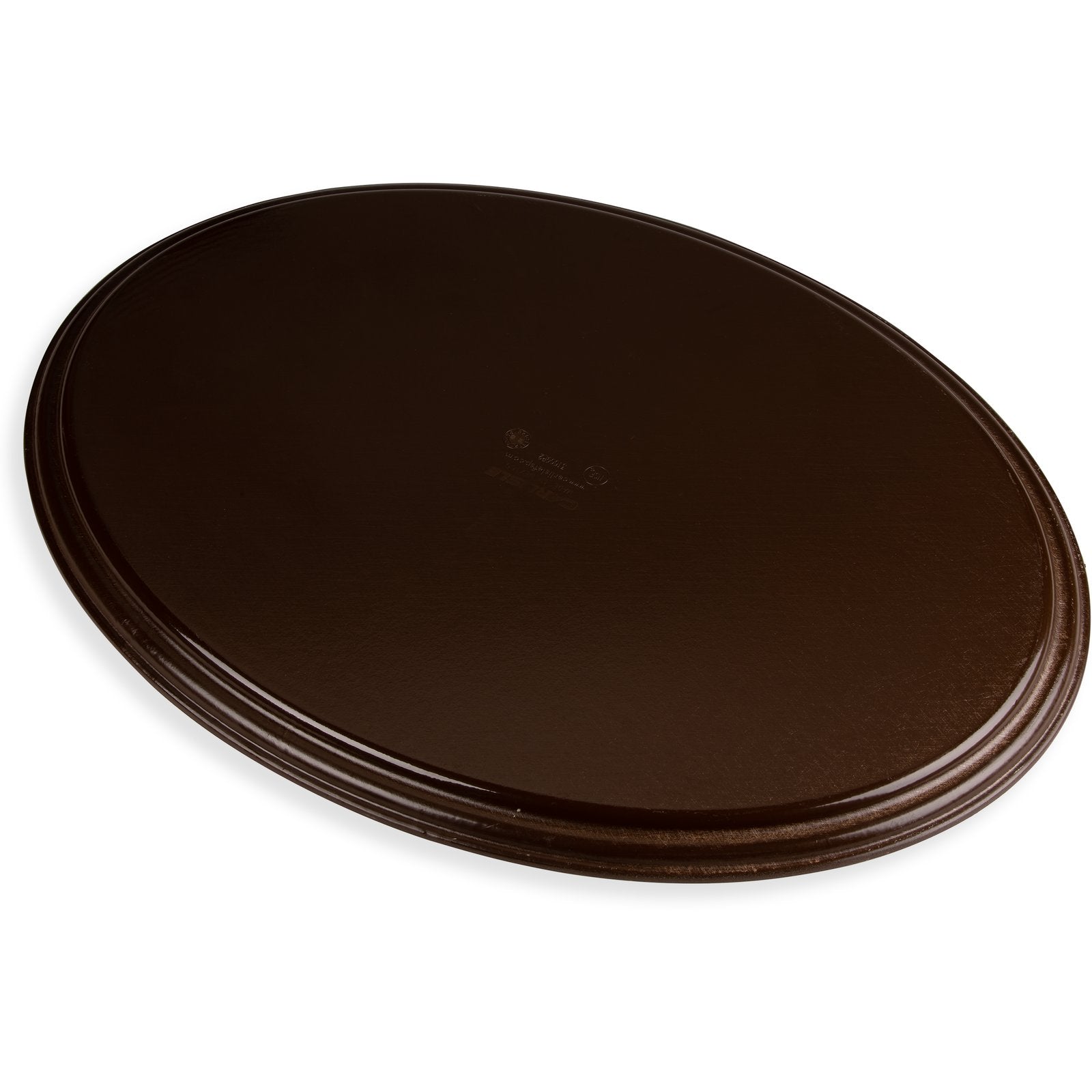 Carlisle 3100GR2076 31" x 24" Brown Oval Griptite 2 Tray