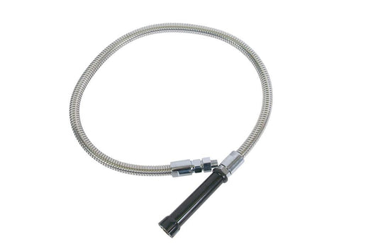 BK Resources BKH-28-G Stainless Pre-Rinse Hose 28" Spray Hose, Includes Universal Adapter
